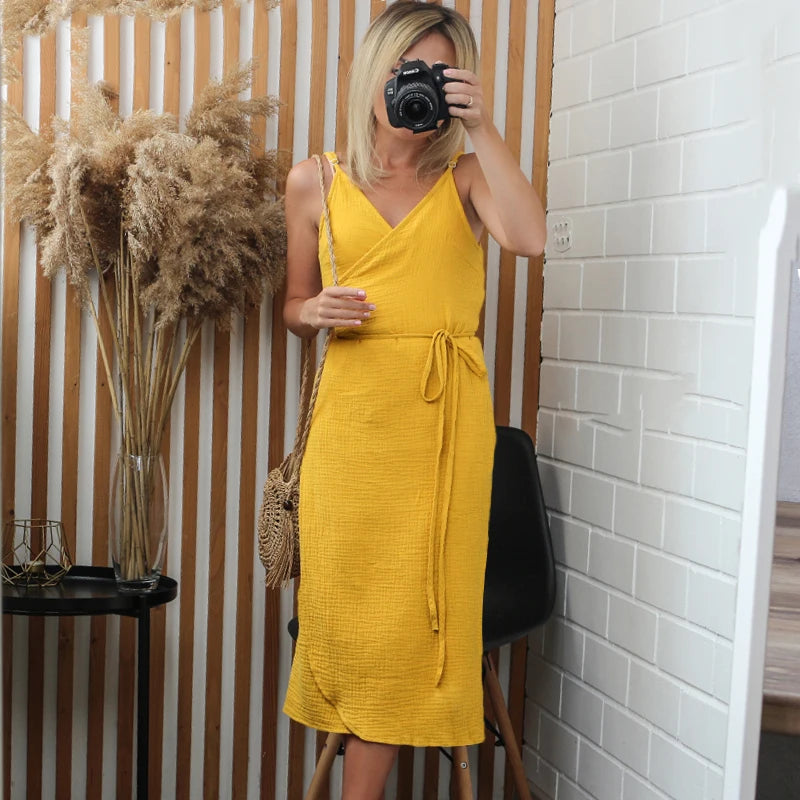 Lunary Cotton Gauze Dress