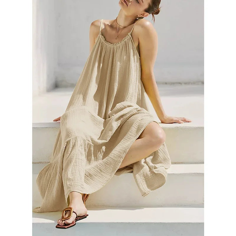 LUNARY™ Cotton Maxi Dress