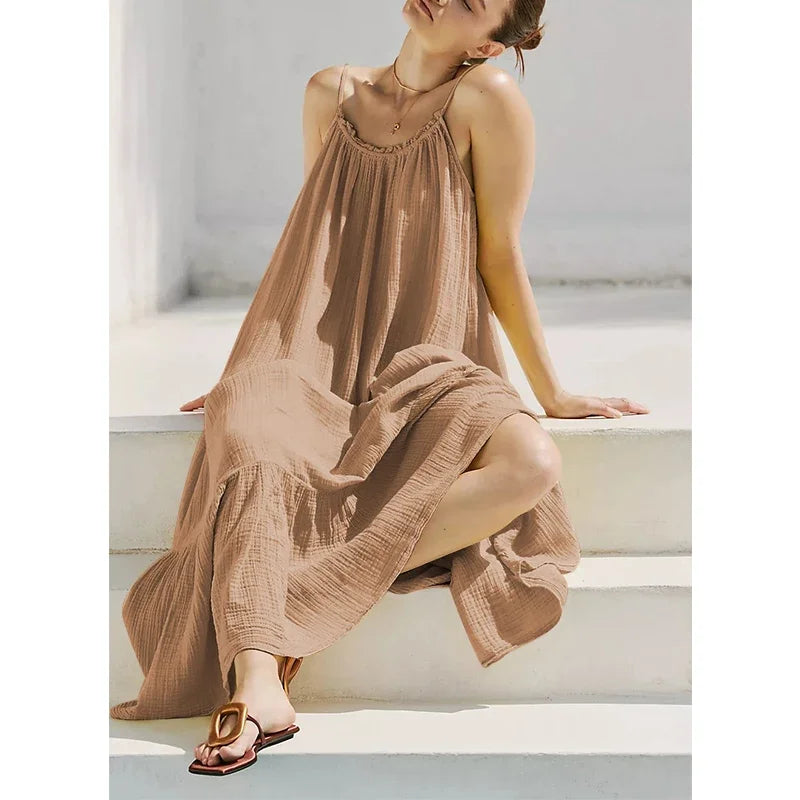 LUNARY™ Cotton Maxi Dress