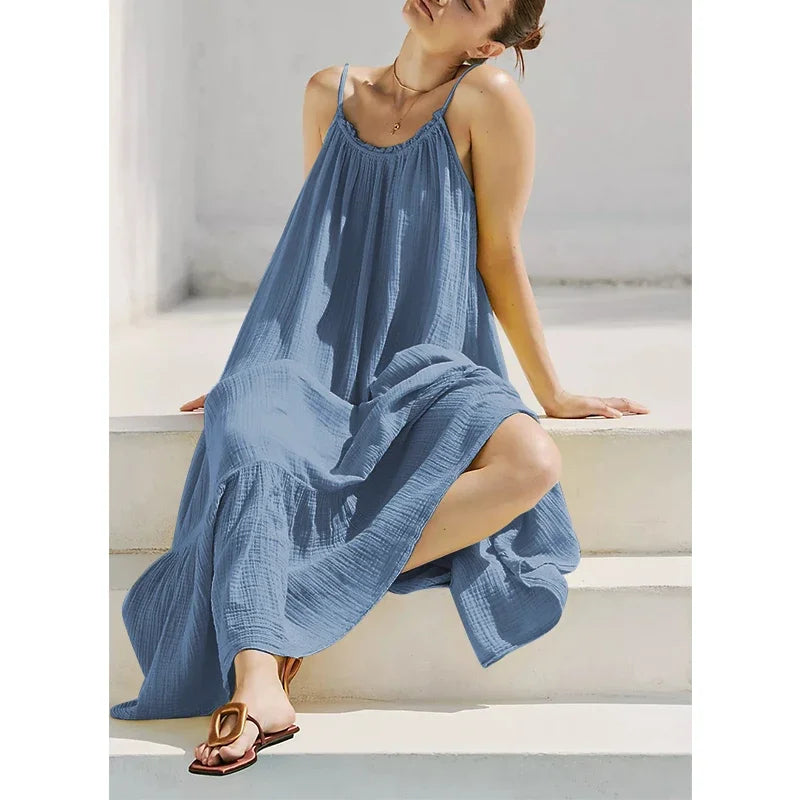 LUNARY™ Cotton Maxi Dress