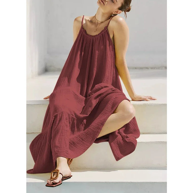 LUNARY™ Cotton Maxi Dress