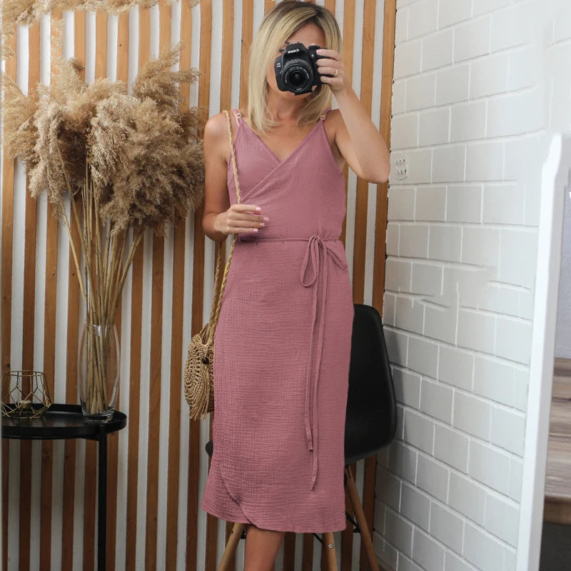 Lunary Cotton Gauze Dress