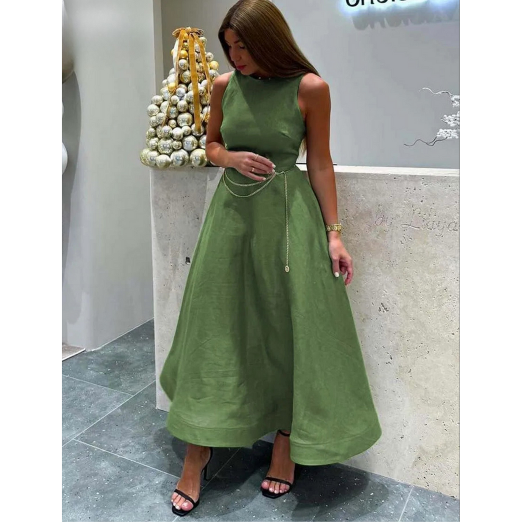 LUNARY™  Sleeveless Midi Dress