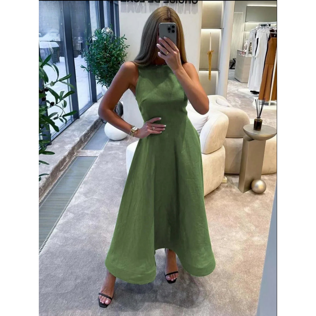 LUNARY™  Sleeveless Midi Dress